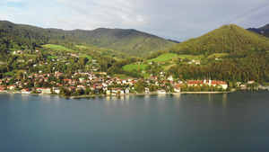 德国泰根塞位于德国罗塔赫埃根巴伐利亚的泰根湖Lake31秒视频