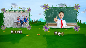 相册六一儿童节宣传视频相册AEcc2015模板62秒视频