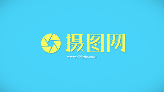 炫酷多彩方块Logo演绎视频