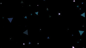 随机三角面修饰动画20秒视频