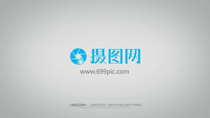 LOGO白色球体logo揭示开场10秒视频