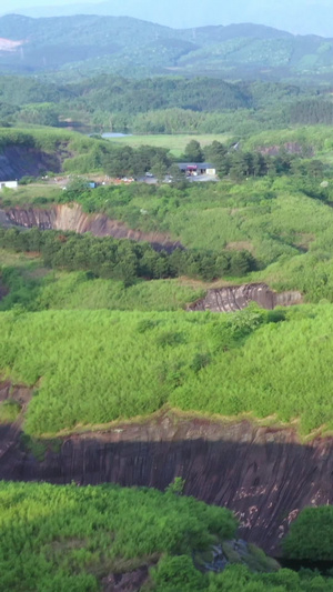 航拍湖南郴州高椅岭自然风光9秒视频