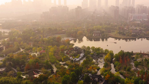 武汉园博园园林风光高清4K视频15秒视频
