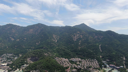 航拍福州鼓山4A风景区视频