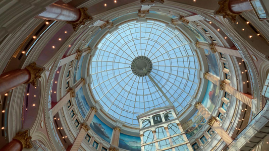 上海购物中心环球港穹顶视频