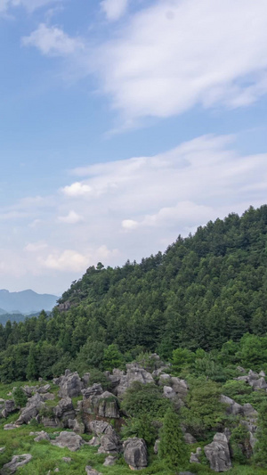 5a景区万盛石林龙鳞石海风景区香炉峰观景台大自然鬼斧神工9秒视频