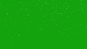 下雪绿幕抠像特效素材10秒视频