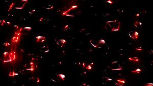 红灯发光的抽象未来的动画背景T11秒视频