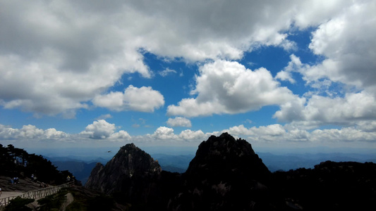 黄山延时摄影视频