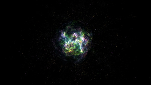原子粒子颜色能量球4k17秒视频