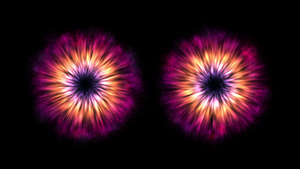 光眼抽象星系16秒视频