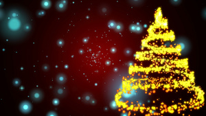 抽象背景圣诞树J20秒视频