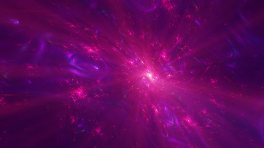 空间中的抽象星云4k视频