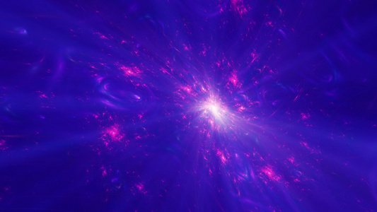 空间中的抽象星云4k视频