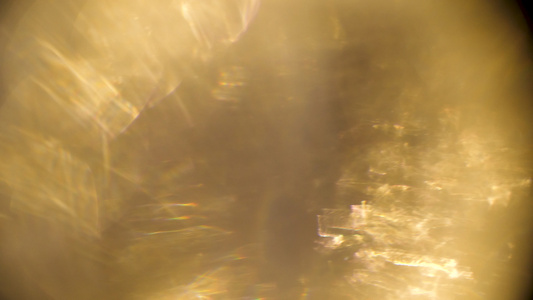 用于重叠目的的金光光抽象效果视频