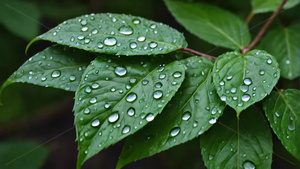 下雨雨滴4秒视频