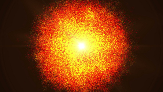 抽象太阳粒子4k视频