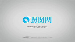 简洁明亮企业标志展示AECC201510秒视频