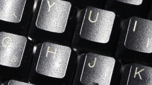 笔记本电脑或笔记本键盘键盘的英文字母视频