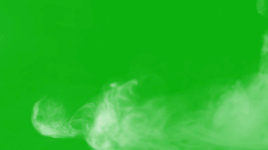 烟雾绿幕抠像特效素材视频