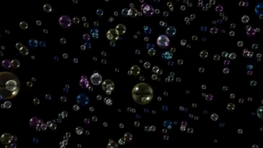 高清气泡飞舞背景视频视频