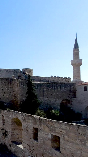 土耳其安塔利亚古堡视频素材17秒视频