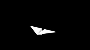 纸飞机透明通道4k10秒视频