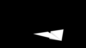 纸飞机透明通道4k10秒视频