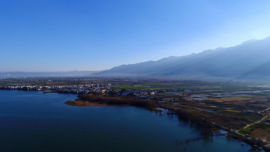 大理苍山洱海航拍视频