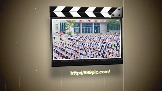 复古视频相册图文展示PRcc2015模板视频