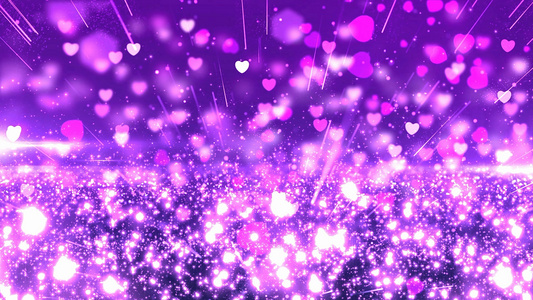 梦幻紫色粒子光斑视频背景视频