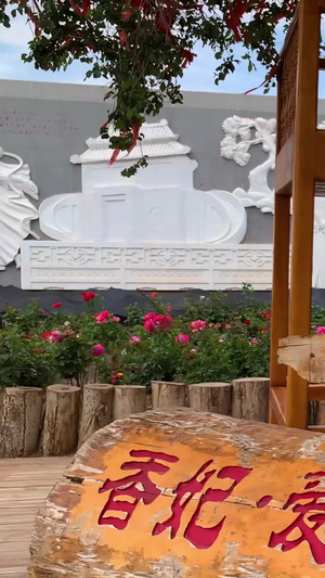 实拍5A喀什古城著名景点香妃园景区爱情树宝月楼香妃雕像视频合集旅游度假114秒视频