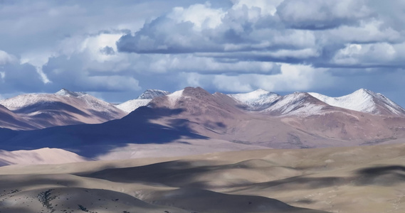 4K航拍西藏冈底斯山脉风光视频