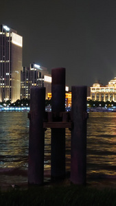 上海北外滩黄浦江延时旅游景点视频