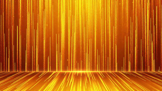 金色线条粒子上升颁奖LED背景视频素材视频