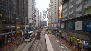 香港商业大街实拍视频4K7秒视频