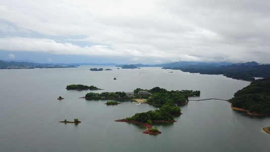 4K杭州千岛湖航拍视频