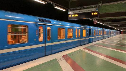 斯德哥尔摩城市艺术地铁视频
