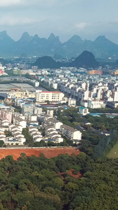 高清航拍城市建筑群城市建设视频