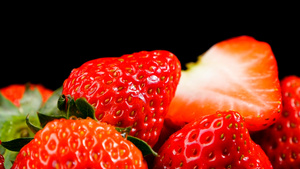 升格草莓新鲜水果奶油草莓24秒视频