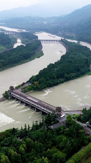 【旅游宣传片】四川航拍都江堰合集95秒视频