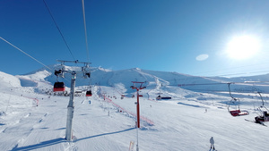 实拍新疆阿勒泰将军山滑雪场23秒视频