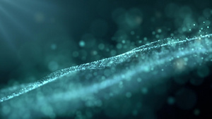 企业科技蓝色粒子动态背景素材39秒视频