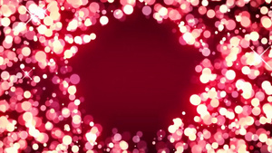 红色闪光粒子光斑动感特效浪漫led舞台背景20秒视频