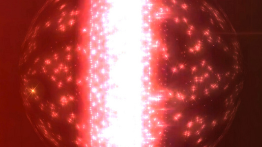 高清红色粒子光线背景视频视频