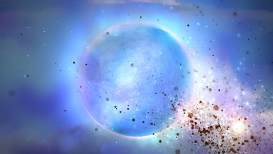 蓝月粒子幻想视频