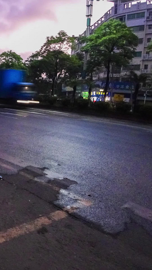 公交车道背景公共交通11秒视频