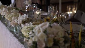 带有花花的婚礼婚宴装饰11秒视频
