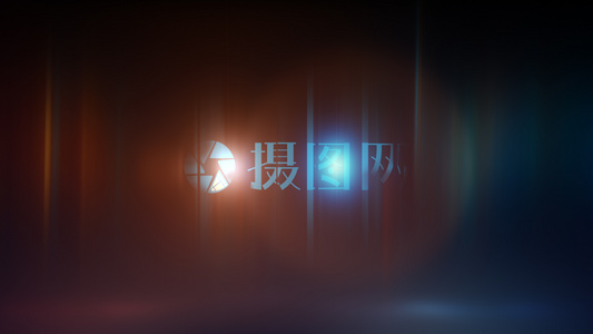 2种炫光logo展现AE模板视频