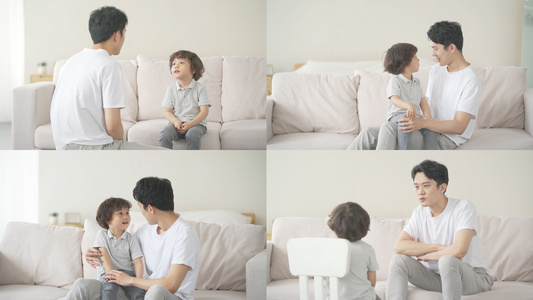 【人物合集】4K父亲和孩子聊天合集视频